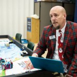 Briarwood Elementary Principal Scott Jones talks about the Lego SPIKE Prime hubs and Sphero mini robot kits the school plans on purchasing with a recent $5,000 STEM grant from the Tennessee Valley Authority for local school’s STEM programs on Tuesday, Dec. 3, 2024. The TVA is distributing approximately $1.5 million in classroom grants across the Tennessee Valley region to help educators develop STEM programs. GRACE MCDOWELL / DAILY NEWS
