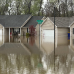 Flooding at Turkey Run Drive and Red Clover Avenue.