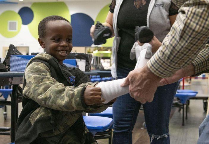 BG Rotary Club giving out 500 shoes to students